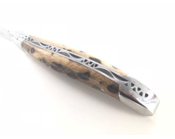 Sabatier Laguiole 12 Cm Cactus Ambre - 2 Mitres Laguiole En Aubrac - 55202