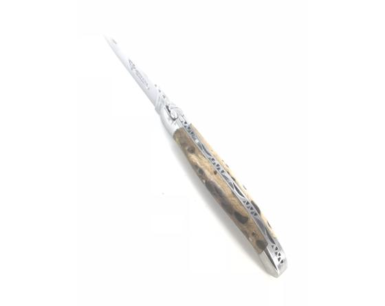 Sabatier Laguiole 12 Cm Cactus Ambre - 2 Mitres Laguiole En Aubrac - 55202