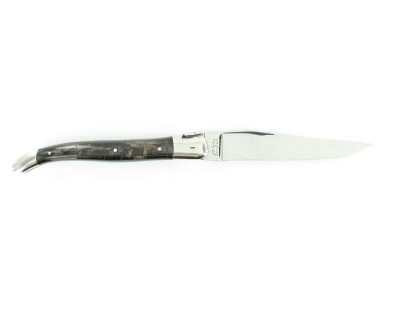 Sabatier Laguiole 12 Cm Croûte De Buffle - 2 Mitres Laguiole En Aubrac - 55113
