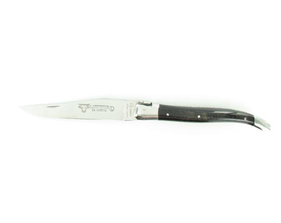 Sabatier Laguiole 12 Cm Croûte De Buffle - 2 Mitres Laguiole En Aubrac - 55113