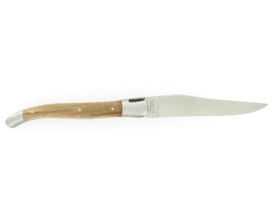 Sabatier Laguiole 12 Cm Feuille De Chêne - Chêne - 2 Mitres Laguiole En Aubrac - 55173