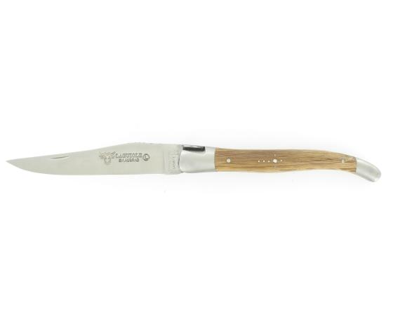 sabatier Laguiole 12 cm Feuille de Chêne - Chêne - 2 mitres Laguiole en Aubrac - 55173
