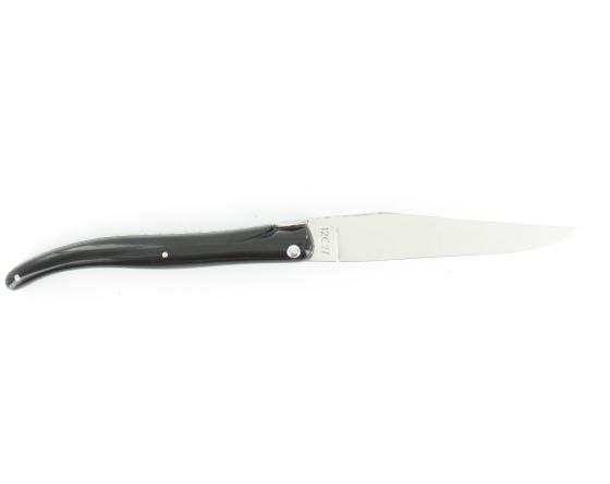 Sabatier Laguiole 12 Cm Guillochage Damier - Buffle - Plein Manche Laguiole En Aubrac - 55165