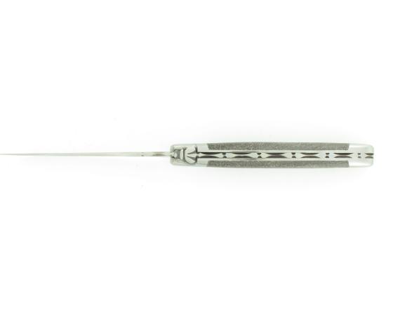 Sabatier Laguiole 12 Cm Lave Mitres Inox Regnaud - Thiers - 42110