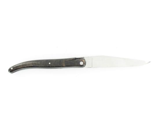 Sabatier Laguiole 12 Cm Plein Manche Croûte De Buffle Laguiole En Aubrac - 55172