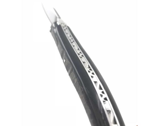 Sabatier Laguiole 12 Cm Plein Manche Damas Japonais Croûte De Buffle Laguiole En Aubrac - 55186