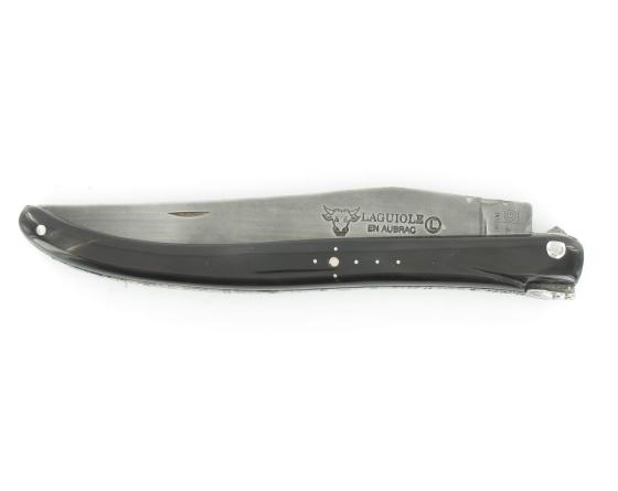 Sabatier Laguiole 14 Cm - Acier Carbone - Corne Plein Manche Laguiole En Aubrac - 55129