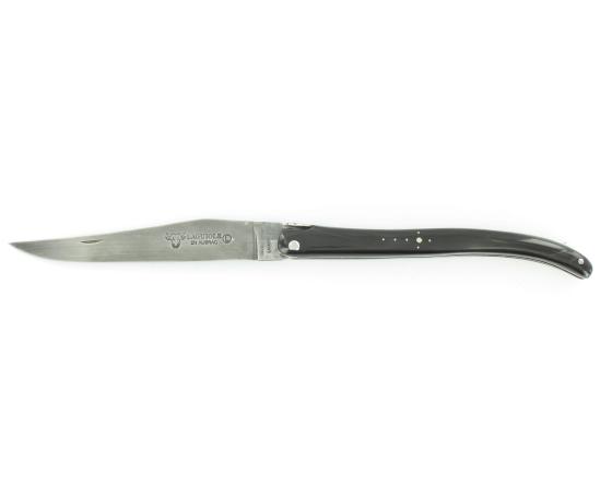sabatier Laguiole 14 cm - Acier Carbone - Corne Plein Manche Laguiole en Aubrac - 55129