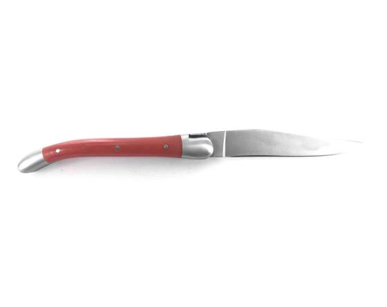 Sabatier Laguiole 9 Cm - 2 Mitres - Tissu Compressé Orange Forge De Laguiole - 60240O