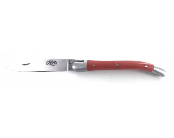 Sabatier Laguiole 9 Cm - 2 Mitres - Tissu Compressé Orange Forge De Laguiole - 60240O