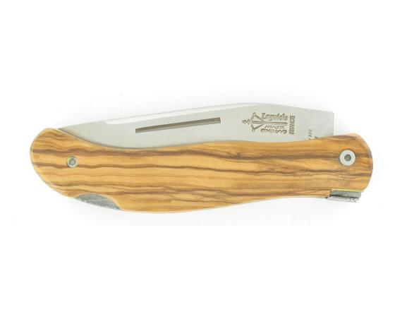 Sabatier Laguiole Cube Grande Nature 12 Cm - Manche Olivier Arbalete - Thiers - 58101