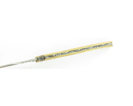 Sabatier Laguiole - Inox - Manche Laiton Coursolle - Thiers - 17171