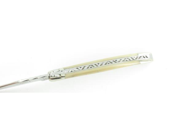 Sabatier Laguiole - Manche Pointe De Corne - 2 Mitres Arbalete - Thiers - 58111