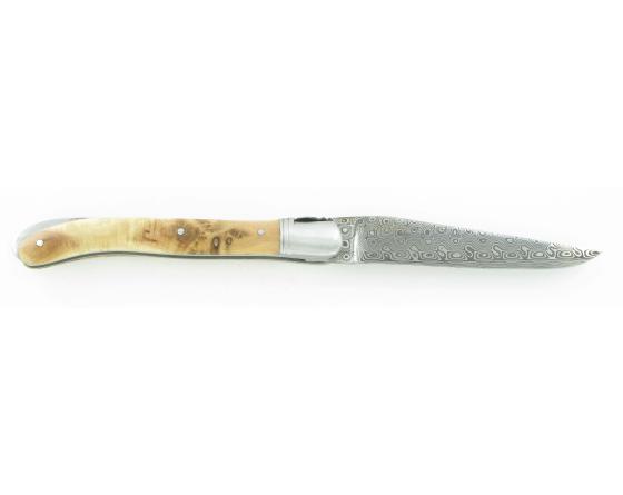 Sabatier Laguiole Nature Damas Genévrier Fontenille Pataud - Thiers - 11157