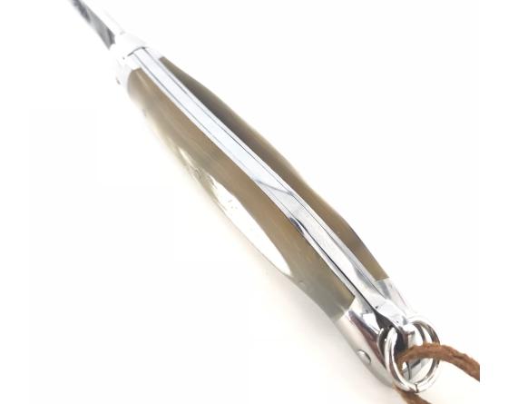 Sabatier Laguiole Tradition 11 Cm - 2 Mitres - Corne D'Aubrac - Lame Brute De Forge Forge De Laguiole - 60165