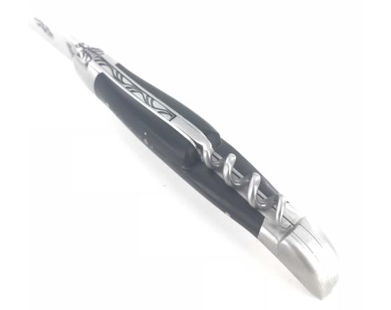 Sabatier Laguiole Tradition 12 Cm - 2 Mitres - 2 Pièces - Ebène Forge De Laguiole - 60232