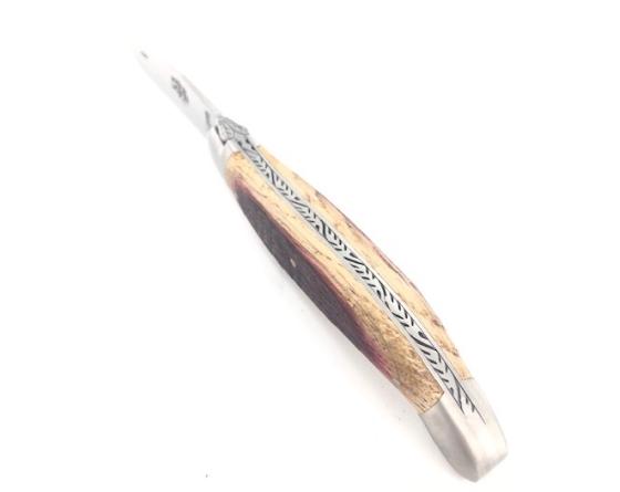 Sabatier Laguiole Tradition 12 Cm - 2 Mitres - Chêne De Barrique Forge De Laguiole - 60131