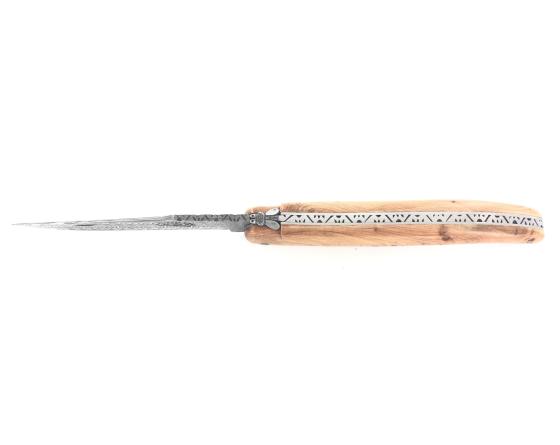 Sabatier Laguiole Tradition 12 Cm - Damas - Genévrier Forge De Laguiole - 60123