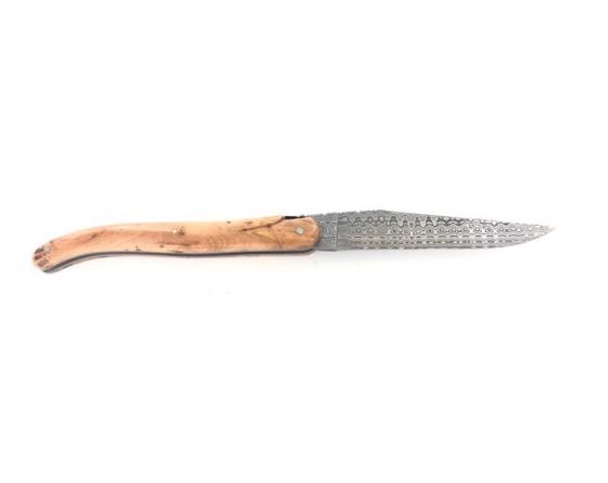 Sabatier Laguiole Tradition 12 Cm - Damas - Genévrier Forge De Laguiole - 60123