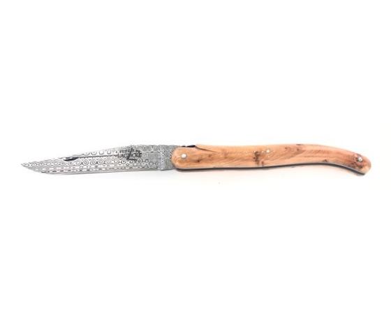 Sabatier Laguiole Tradition 12 Cm - Damas - Genévrier Forge De Laguiole - 60123