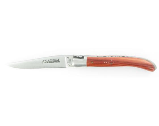 sabatier Laguiole XS Bois de rose - Acier 14C28 Fontenille Pataud - Thiers - 11133