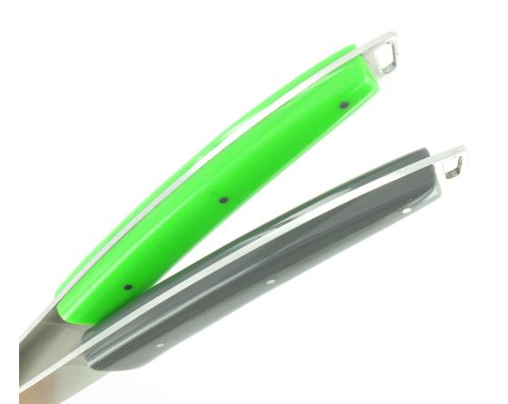 Sabatier "Lame Du Bougnat" - Le Thiers Table - Coffret De 6 Pièces - Manche Vert Et Gris Locau -Thiers - 30210VG