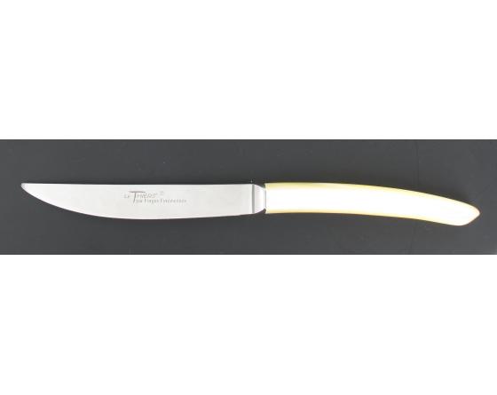 Sabatier Le Steak Thiers Forgé - Manche Blanc Cassé - Coffret De 6 Pièces Forges Foreziennes - 65109B