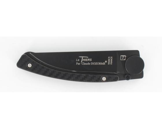 Sabatier LE THIERS LINER LAME NOIRE MANCHE FACON FIBRE DE CARBONE Dozorme - Thiers - 13141