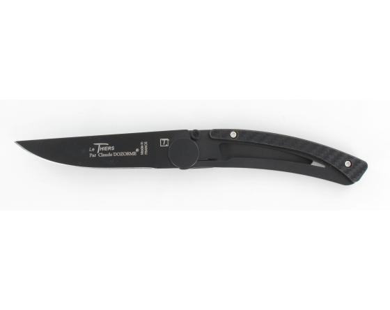sabatier LE THIERS LINER LAME NOIRE MANCHE FACON FIBRE DE CARBONE Dozorme - Thiers - 13141