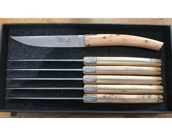sabatier Le Thiers Pirou Table Genévrier - coffret de 6 pièces Goyon Chazeau - Thiers - 25155