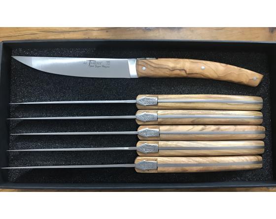 sabatier Le Thiers Pirou Table Olivier - coffret de 6 pièces Goyon Chazeau - Thiers - 25159