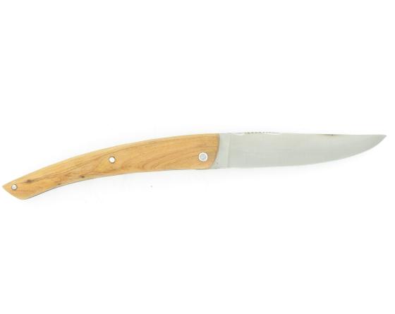 Sabatier Le Thiers - Plein Manche Genévrier - Ressort Platine Et Lame Ciselés Arbalete - Thiers - 58113