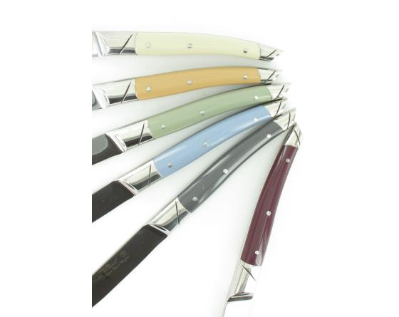 Sabatier Le Thiers Table Acryl Pastello - Gamme Avantage - Coffret De 6 Pièces Goyon Chazeau - Thiers - 25176