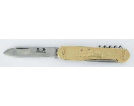 sabatier Musicien - Femme aux Sabots - 3 Pièces Coursolle - Thiers - 17107