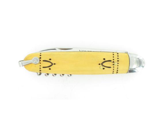 Sabatier Navette - 1 Mitre - 3 Pièces - Manche En Buis Avec Pyrogravure Nontron - 60205