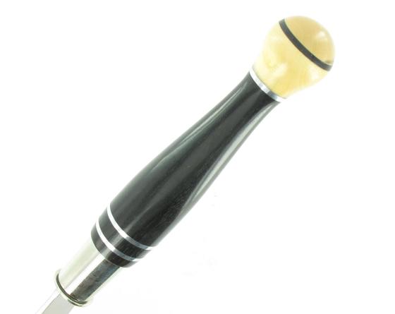 Sabatier Nontron Virole N° 25 - Boule - Manche En Ebène Buis Et Aluminium Nontron - 60155