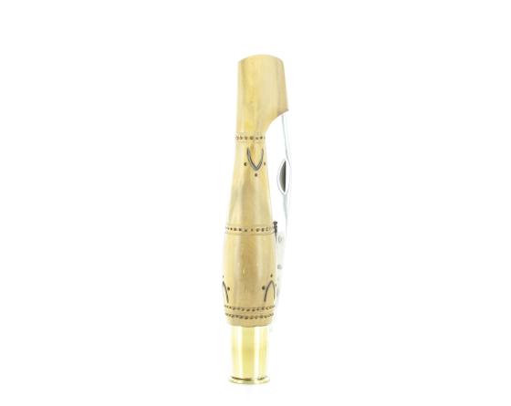 Sabatier Nontron Virole N° 25 - Sabot - Manche En Buis Avec Pyrogravure Nontron - 60211