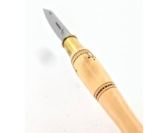 Sabatier Nontron Virole N° 30 - Boule - Manche En Buis Avec Pyrogravure Nontron - 60241