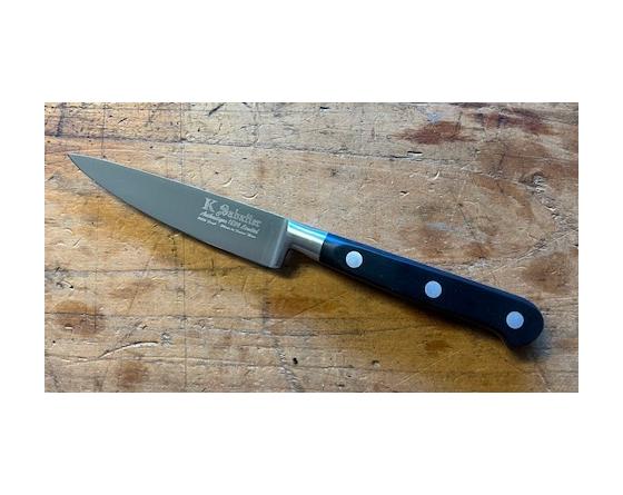 sabatier Office 10 cm - intercalaires manche BLEU et ROUGE - Ref 445 Sabatier - OFF10-bleurouge