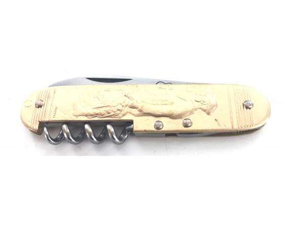 Sabatier Pêcheur - Port - 3 Pièces (2 Lames + 1 Tire-bouchon) Coursolle - Thiers - 17188