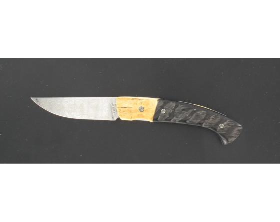 sabatier Petit 1515 Corne Impala - Damas 1515 Manu Laplace - Thiers - 40235