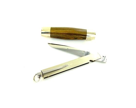 sabatier Remaud - couteau Tonneau Grand Modèle - Gaïac - mitres en maillechort Remaud Jean-Michel - 52159