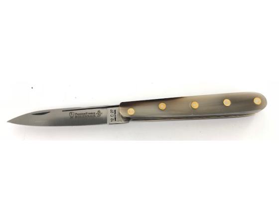 sabatier Rouennais 11 cm - Corne Blonde - Guilloché PassionFrance - 86134
