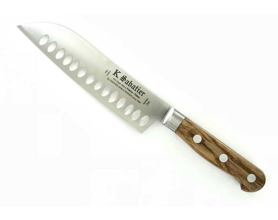 sabatier Santuko Cuisine Orientale 17 cm Alvéolée - Manche Olivier Sabatier - 1110SA20AOL
