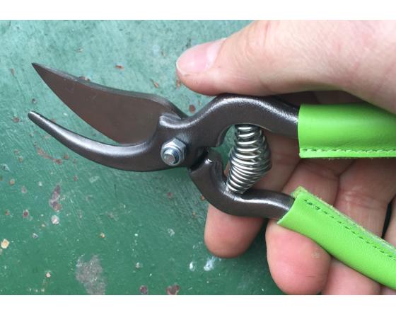 Sabatier Sécateur De Jardin 18 Cm - Revêtement Des Branches En Cuir VERT Locau -Thiers - 30267