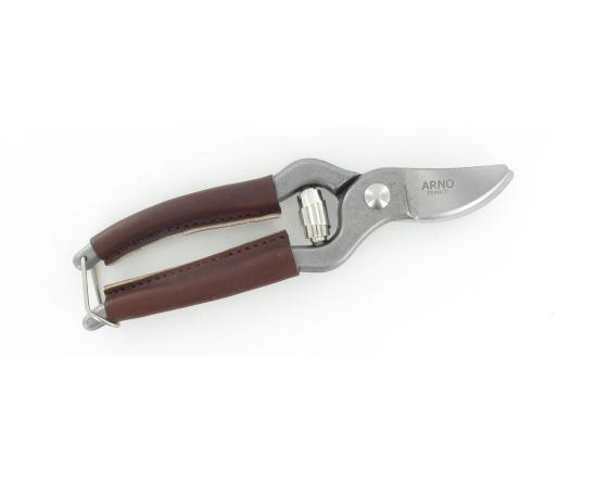 sabatier Sécateur de Jardin 18 cm - revêtement des branches en cuir Arno - Thiers - 37105