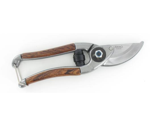 sabatier Sécateur de Jardin 20 cm - revêtement des branches palissandre Arno - Thiers - 37106