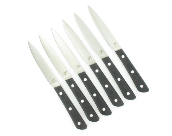 sabatier SET DE 6 COUTEAUX DE TABLE 10 cm - manche G10 - Série 200 Sabatier - 200-6ST-G10
