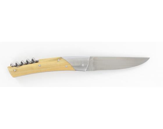Sabatier Thiers 11 Cm BUIS Avec Tire-bouchon Florinox - Thiers - 14169