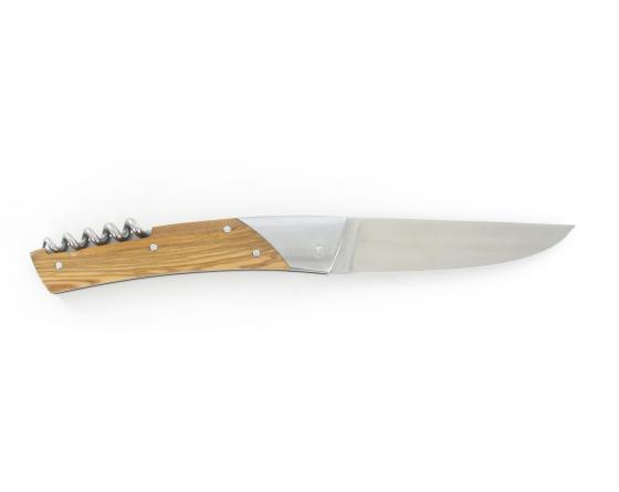 Sabatier Thiers 11 Cm OLIVIER Avec Tire-bouchon Florinox - Thiers - 14166